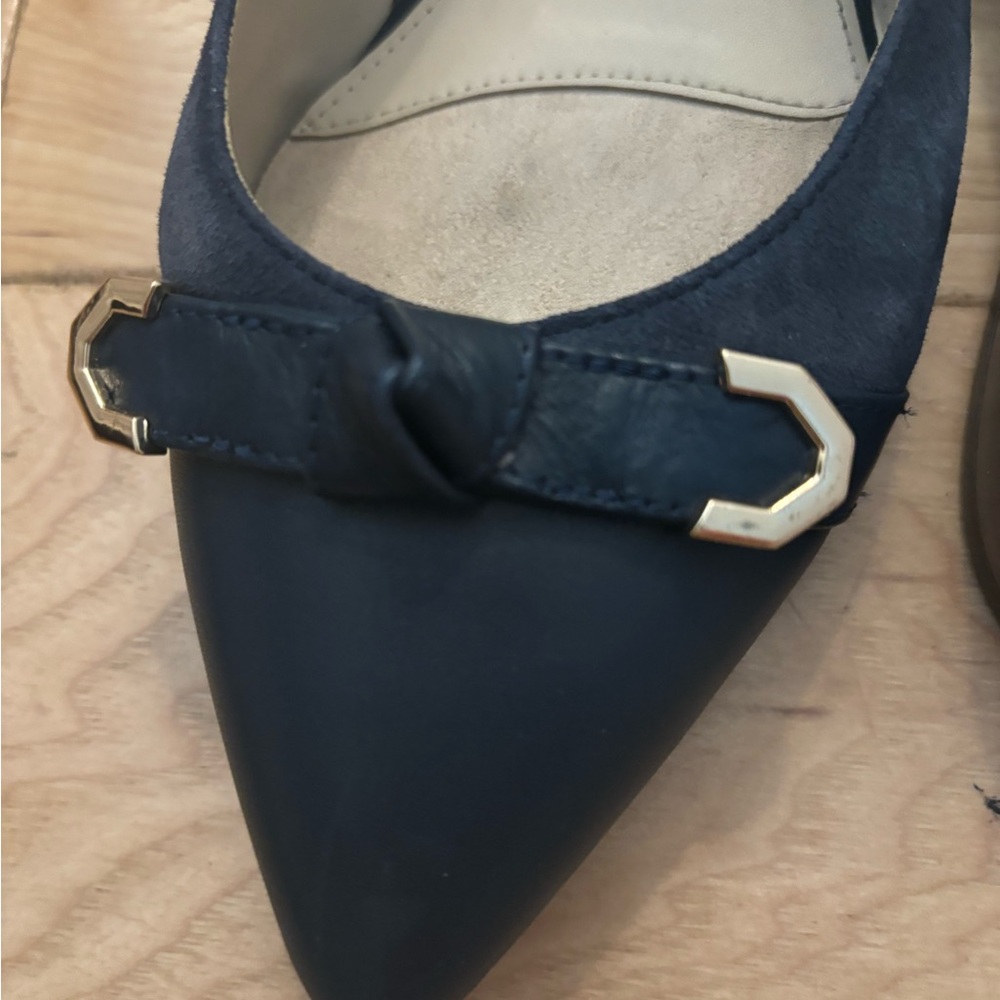 Cole Haan slingback flat leather shoes